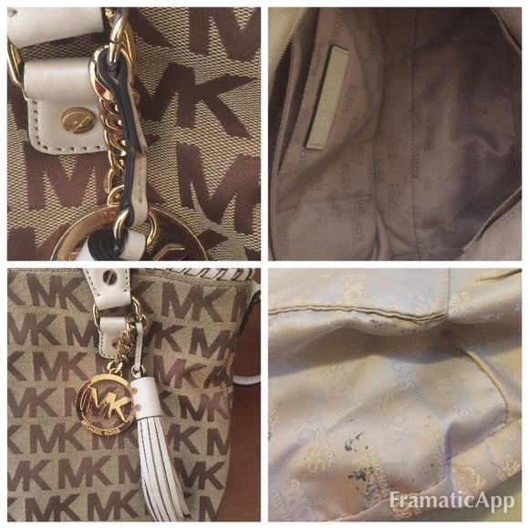 Michael Kors Brown Signature Shoulder/Crossbody Bag - Picture 4 of 4